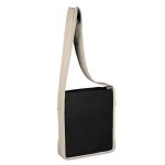 Heavy Canvas Colored Sling Bag with Natural Handles