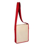 Heavy Canvas Sling Bag with Colored Handles - Image 4