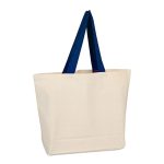 Beach Bag with Colored Handles - Image 4