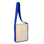 Heavy Canvas Sling Bag with Colored Handles - Image 5
