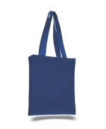 Heavy Canvas Book Bag with Gusset - Image 3