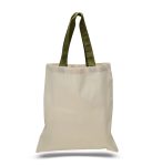 Economical Tote Bag with Color Handles