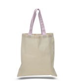 Economical Tote Bag with Color Handles - Image 4