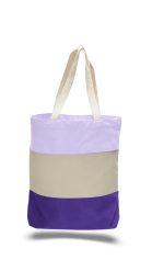 Heavy Canvas Tri-Color Promotional Tote Bag - Image 6