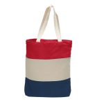 Heavy Canvas Tri-Color Promotional Tote Bag - Image 7