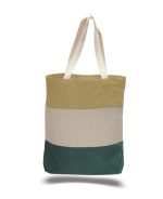 Heavy Canvas Tri-Color Promotional Tote Bag - Image 3